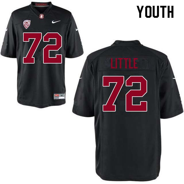 Youth Stanford Cardinal #72 Walker Little College Football Jerseys Sale-Black